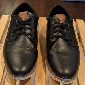 Black slip-on dress shoes, size 6M - Max & Jake Lil Oscar